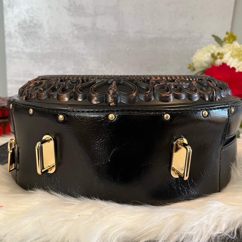 NWT Steampunk Crossbody Large Shoulder Working Clock Purse or Home Decor… - Picture 8 of 16